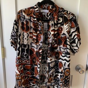 Urban Outfitters Patterned Button Down Shirt